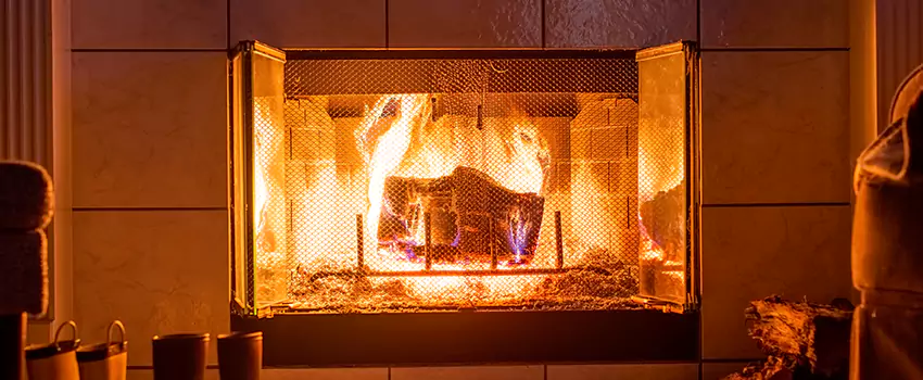 Mendota Hearth Landscape Fireplace Installation in Harker Heights, Texas