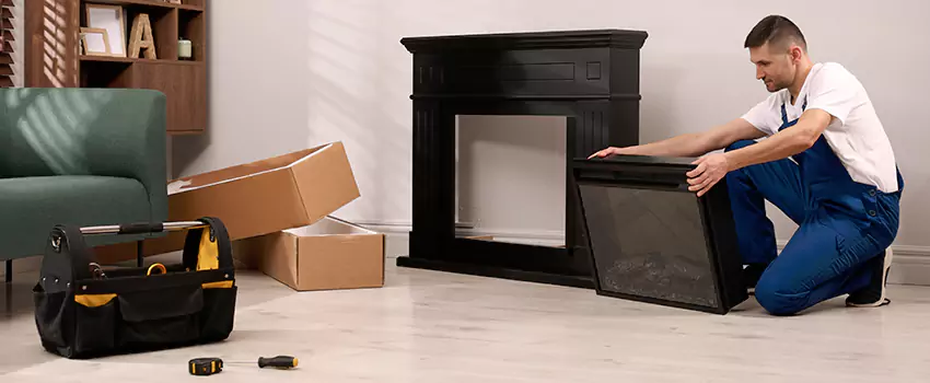 Old Rusted Metal Fireplace Repair And Replacement in Harker Heights, TX