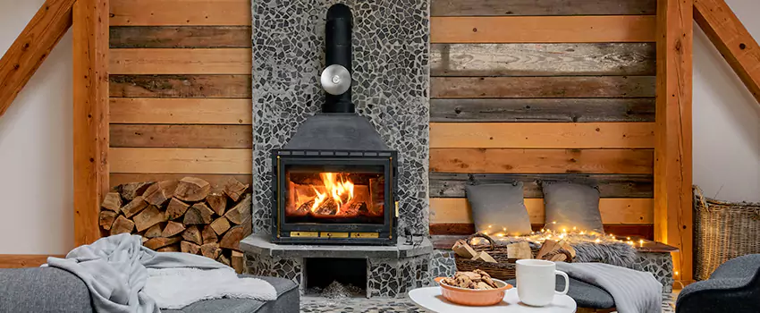 Thelin Hearth Products Direct Vent Gas Stove Fireplace Inspection in Harker Heights, Texas
